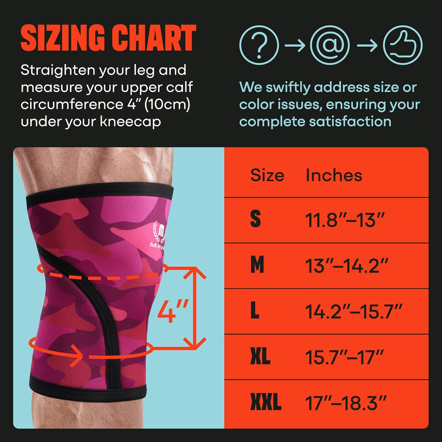 Knee Sleeves Weightlifting Men & Women, 7Mm Neoprene Knee Sleeves for Women and