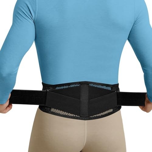 Lightweight Back Brace for Lower Back Pain Relief – Adjustable Lumbar Support Be