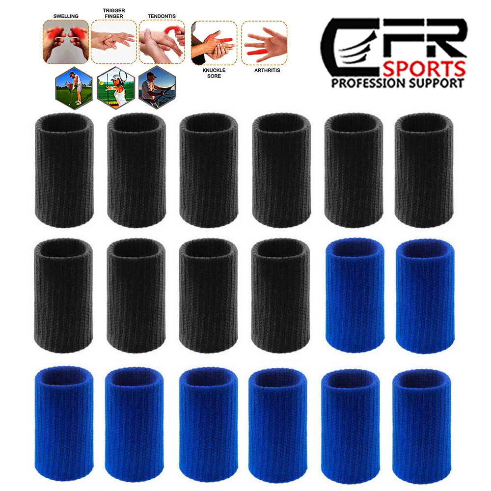 10pcs Finger SplintTrigger Finger Brace Sleeves Pain Relief Sport Injury Support