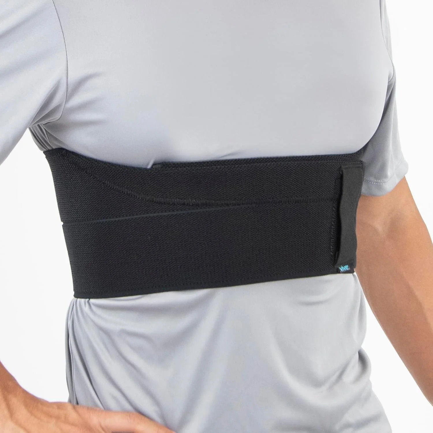 Vive Broken Rib Brace for Women, Men – Rib Cage Support Belt for Fractured, Crac