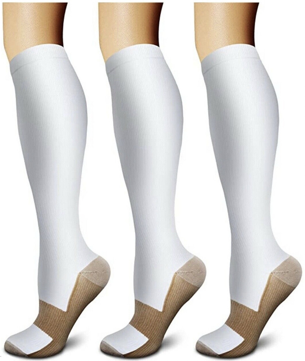 Compression Socks Stockings Womens Mens Knee High Medical 20-30 mmHG S/M-X/XL AI