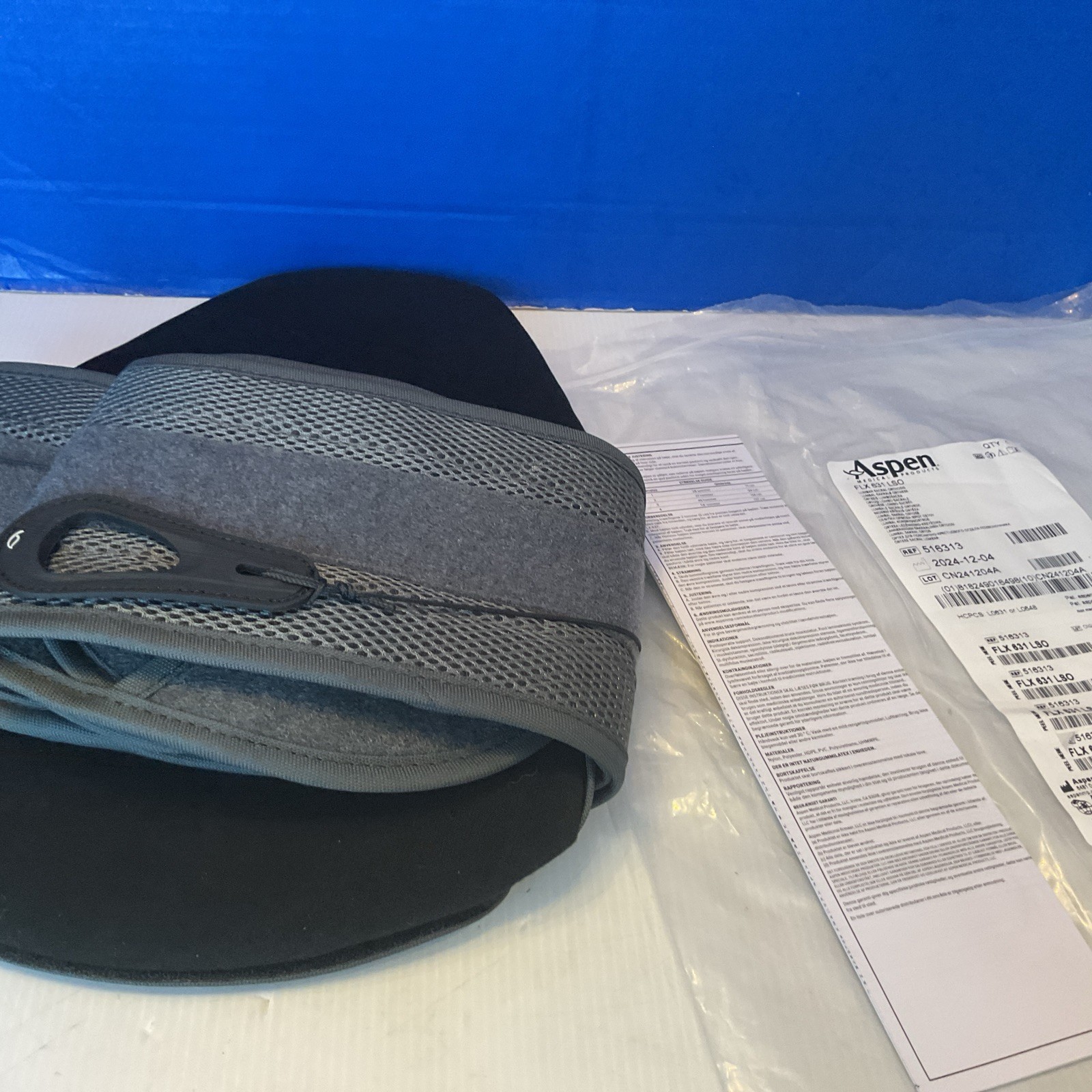 Aspen Medical products Lumbar Brace FXL 631 LSO