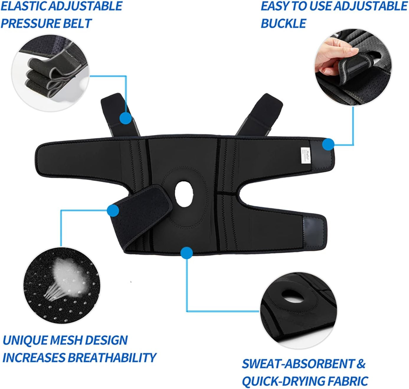 Knee Brace for Women & Men Meniscus Tear, plus Size Knee Braces for Knee Pain Re
