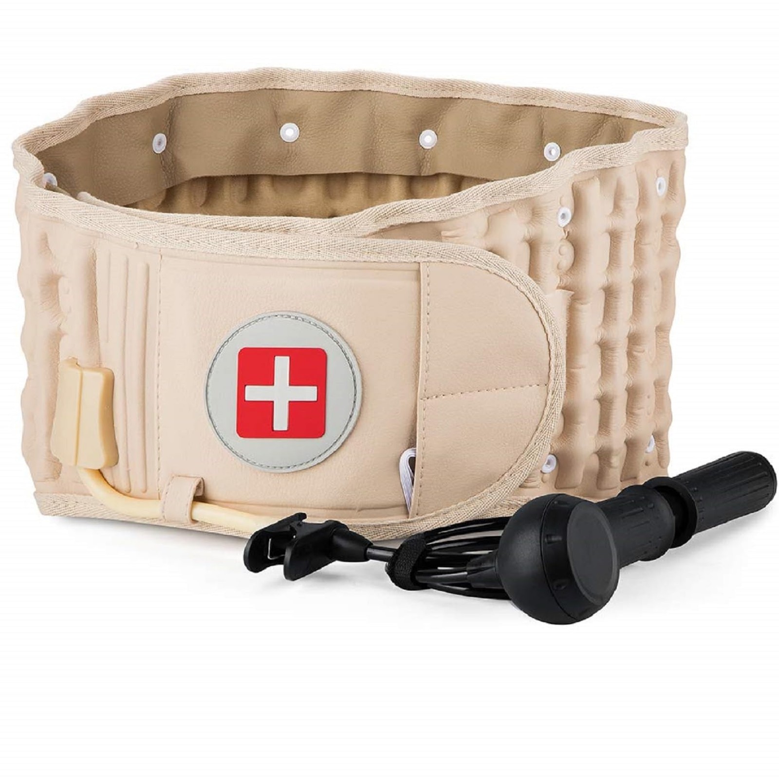 Goldmille Back Decompression Belt Inflatable Lumbar Support for Lower Back Pa…