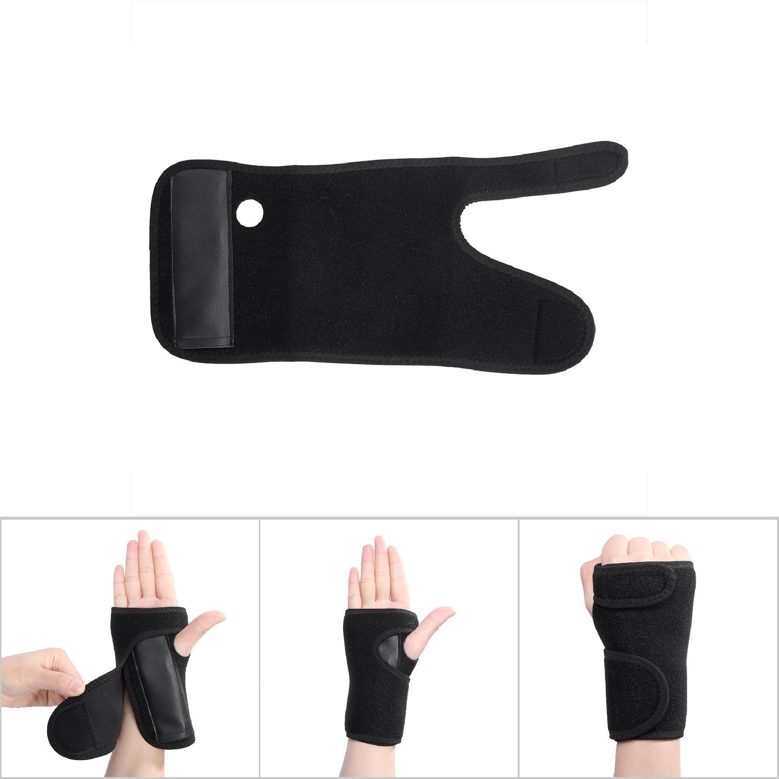 (Right Hand) Wearable Wrist Brace Wrist Strap For Yoga Tennis Bowling ABE