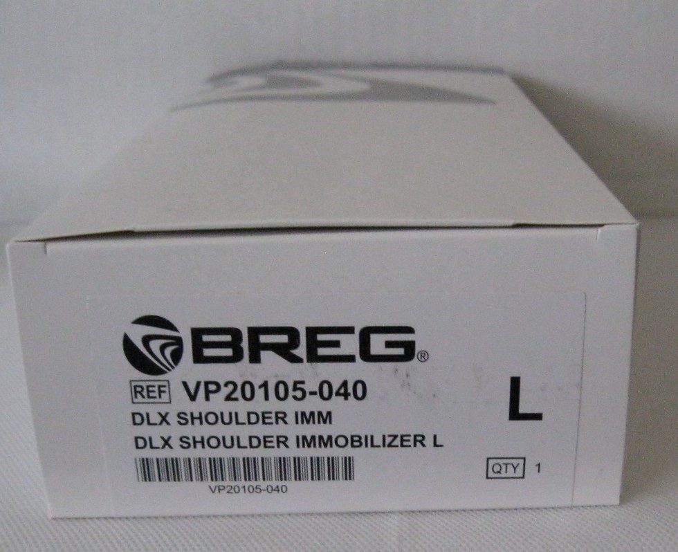New Breg Deluxe Shoulder Immobilizer Sling Premium Support Full Foam Comfort L