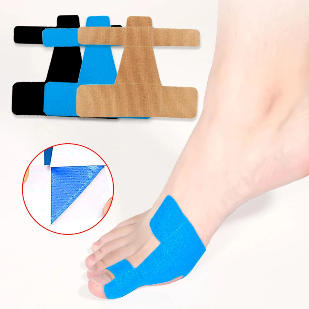 10pcs Bunion Corrector Kinesiology Tape Big Toe Spacer Pain Relief Straightener