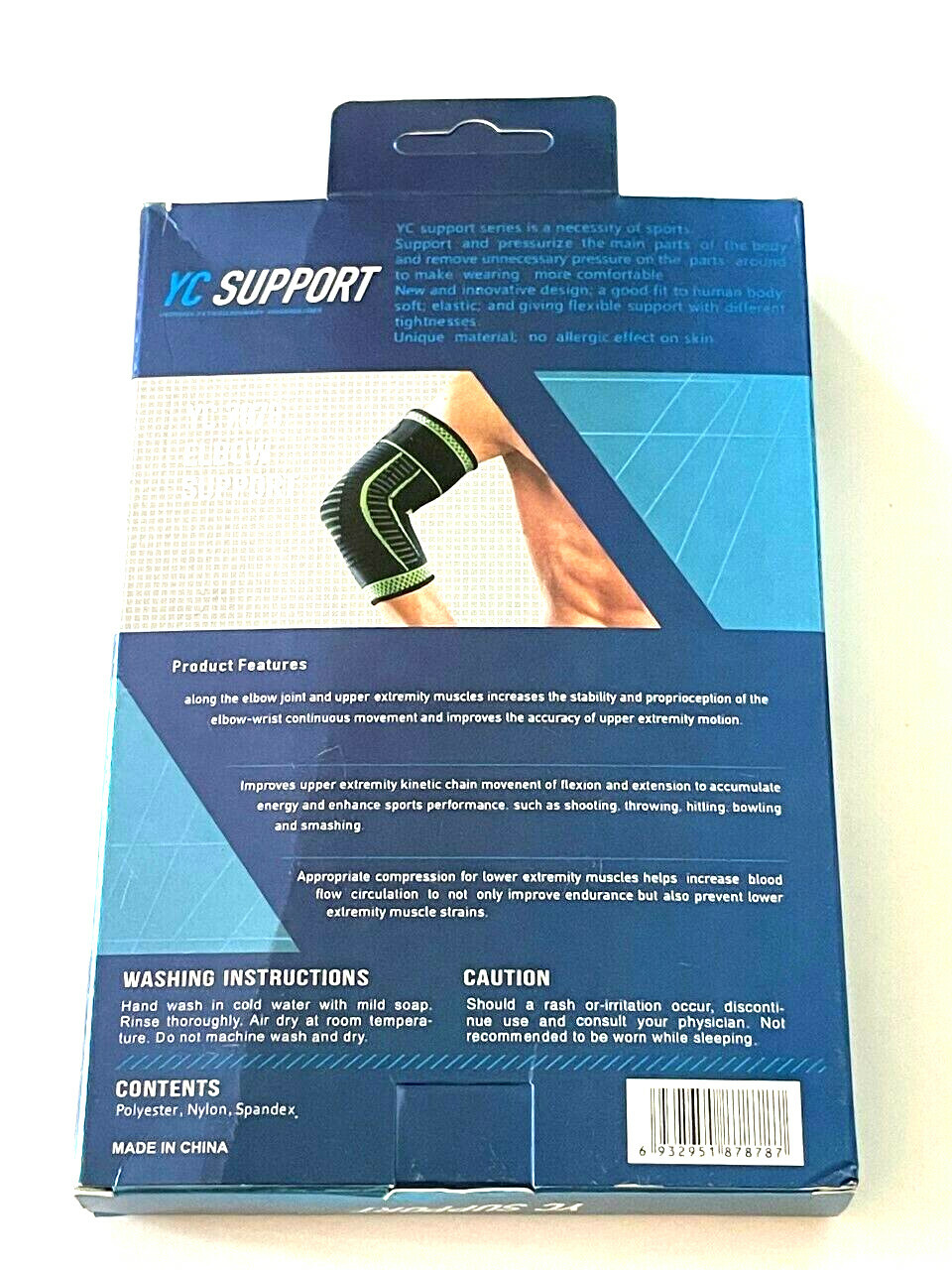 Elbow Brace Compression Support Sleeve Arthritis Tendon Joint Pain Wrap NEW