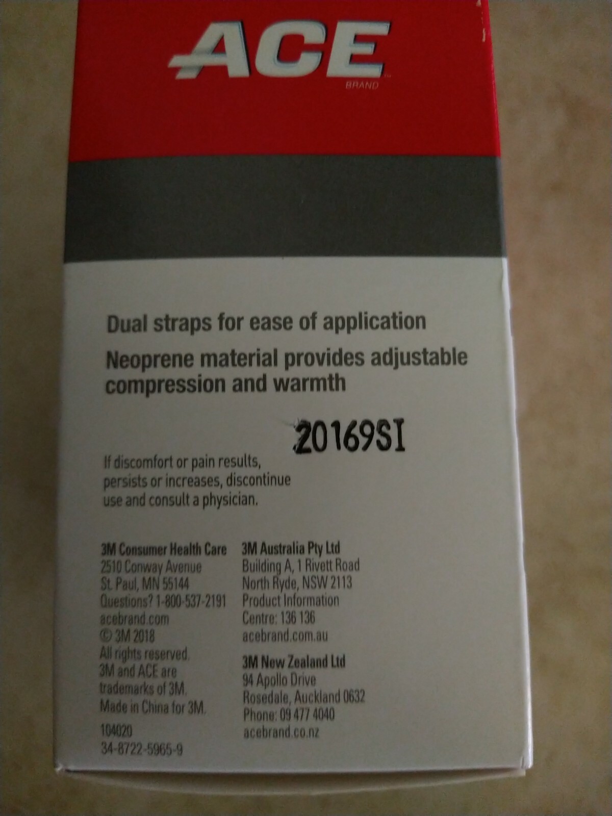 ( 2 ) Ace Elbow Compression Basics Adjustable fit 6.5” – 13.5” New’ SKU215