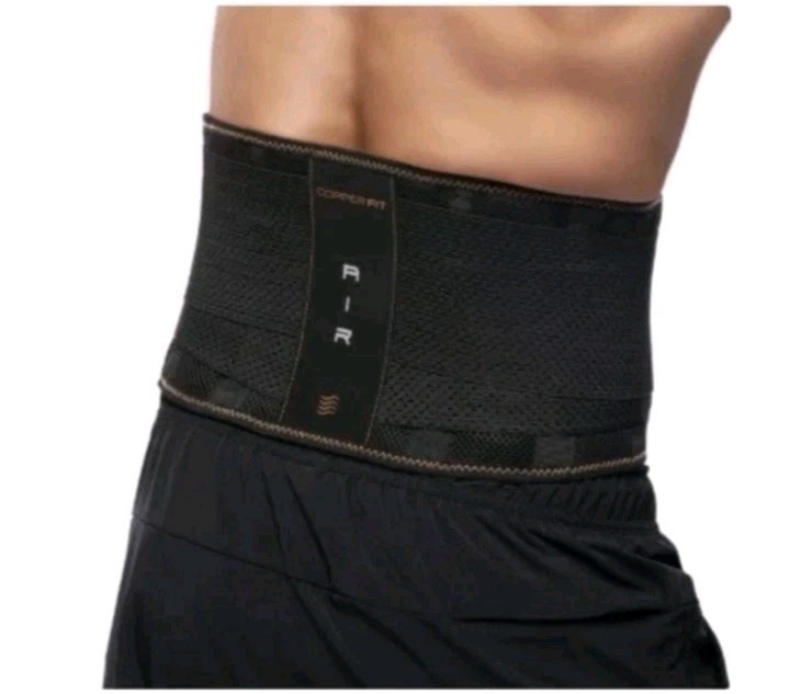 Copper Fit Elite Back Support AirFlow Adjustable Compression Double-Band 30-50″