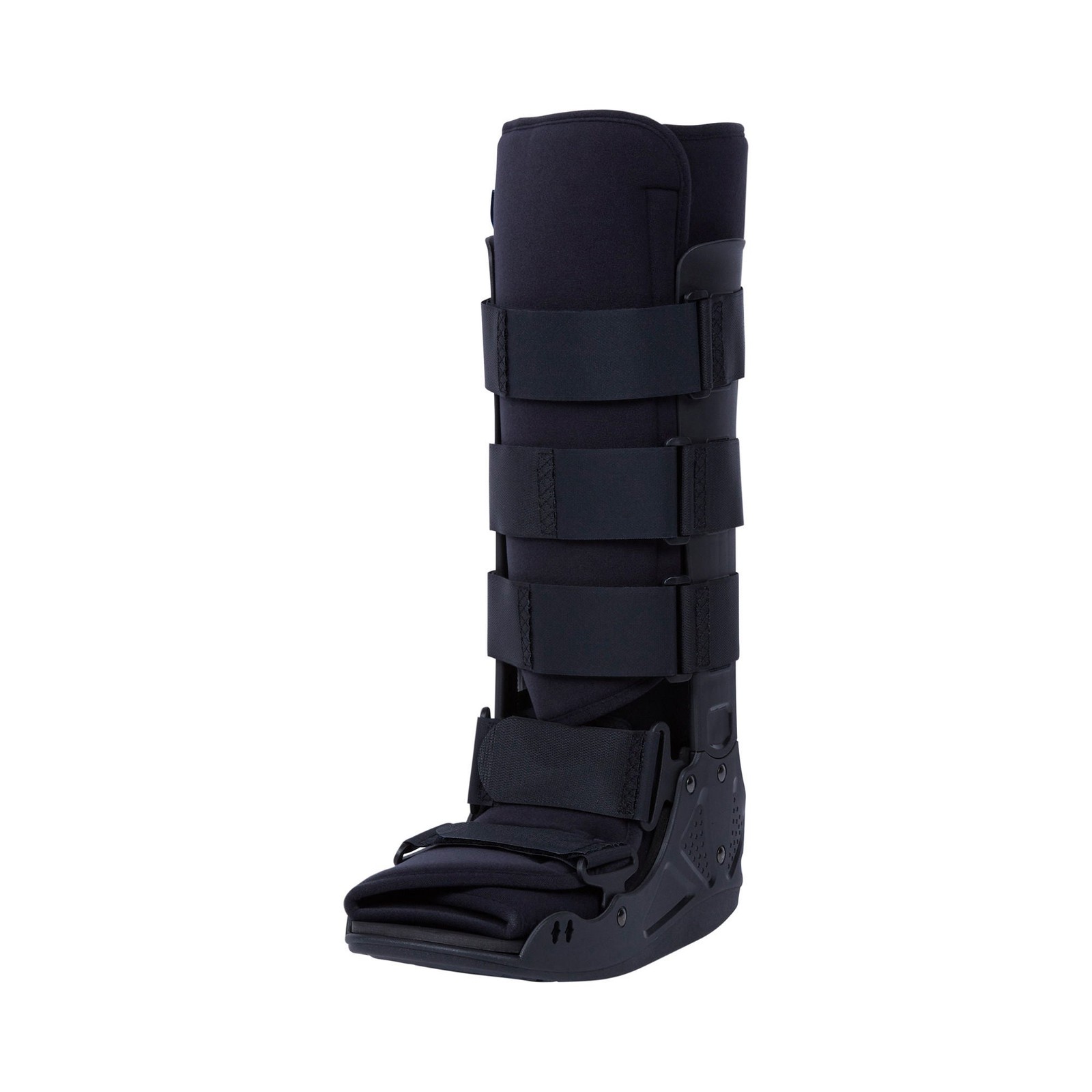 McKesson Black Walker Boot Large Hook and Loop for Either Foot 155-79-95497