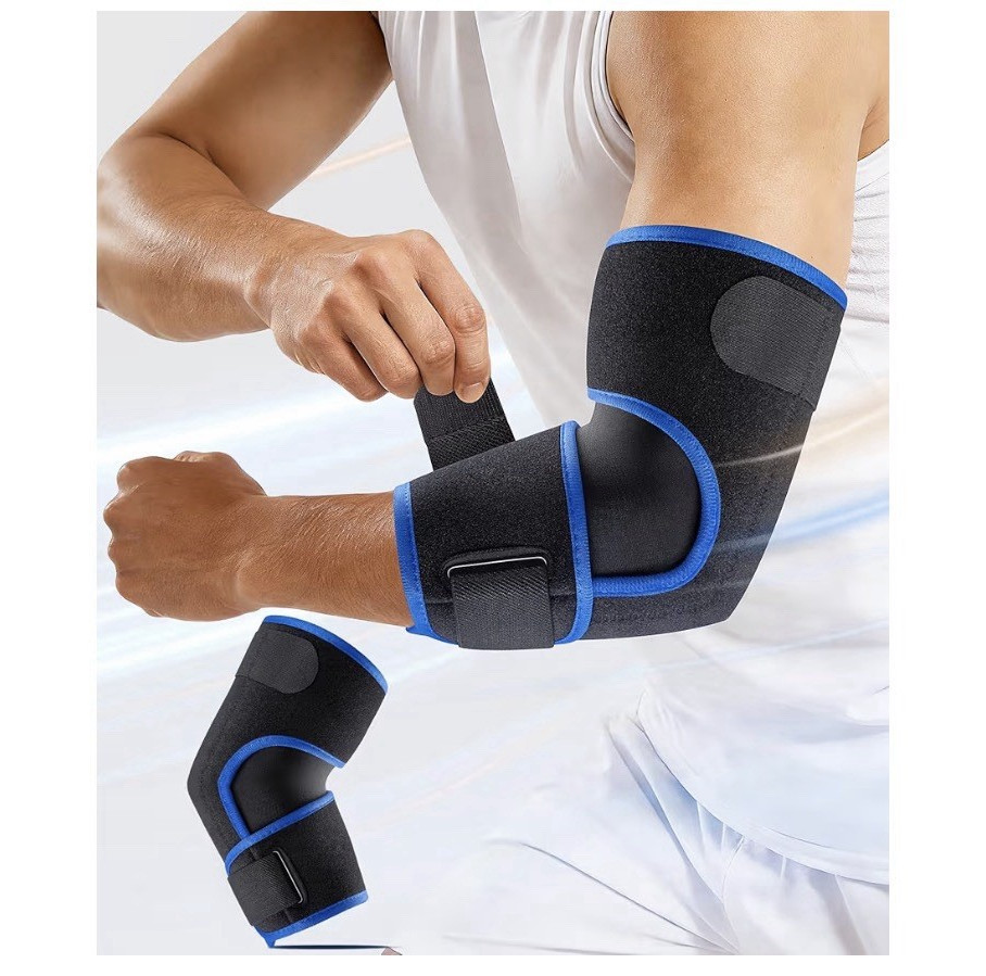 Adjustable Elbow Brace Compression & Stabilization Sleeve Non-Slip One Size