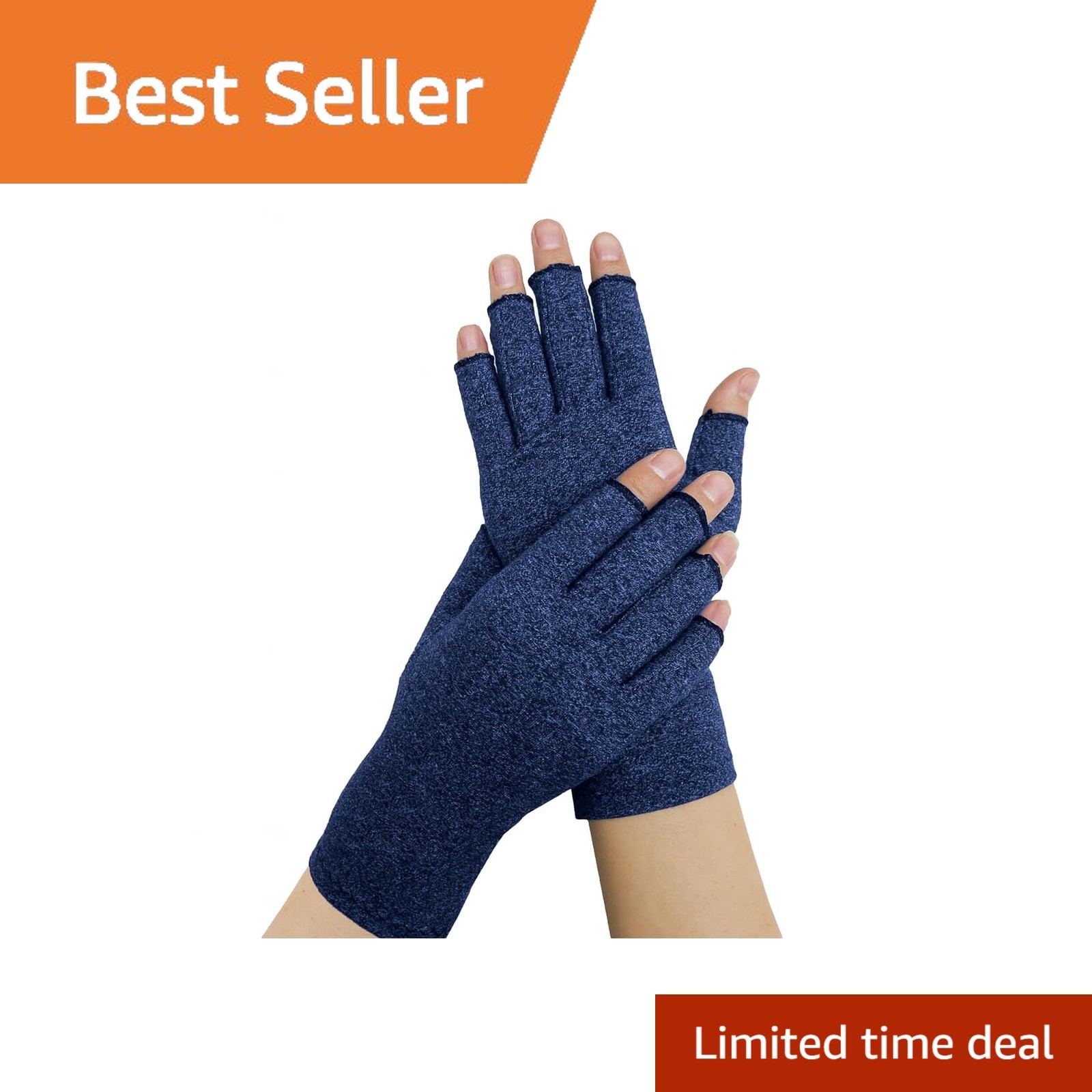 Dr. Arthritis Compression Gloves Small Navy