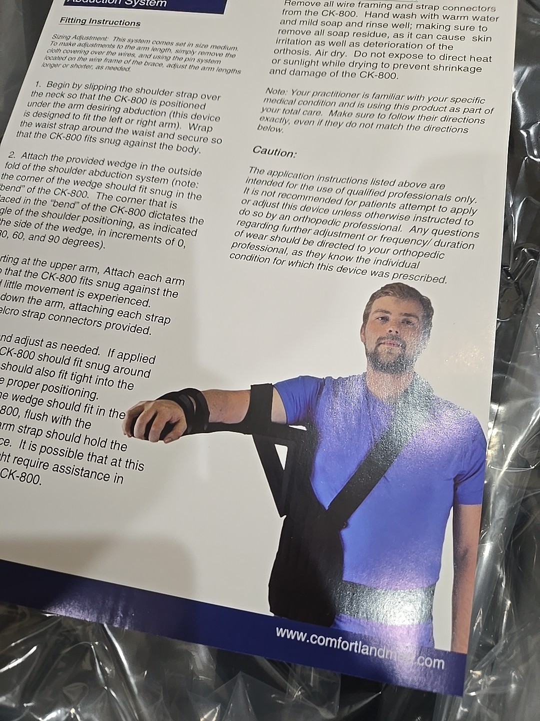 Comfortmax Universal Shoulder/Arm Abduction System CK-800 NEW