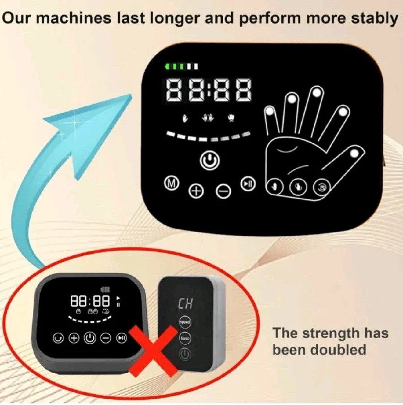 Hand Robotic Glove Hand Function Rehabilitation Training Device Size SMALL