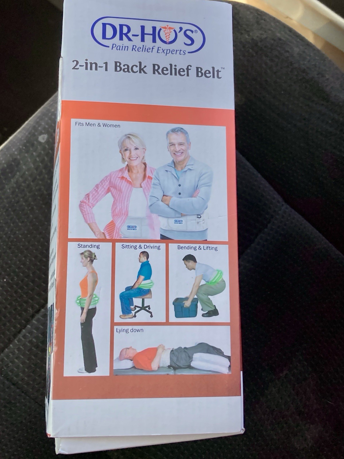 DR-HOS 2-in-1 Back Relief Decompression Belt Size A 25-41 Inflatable Lumbar Pump