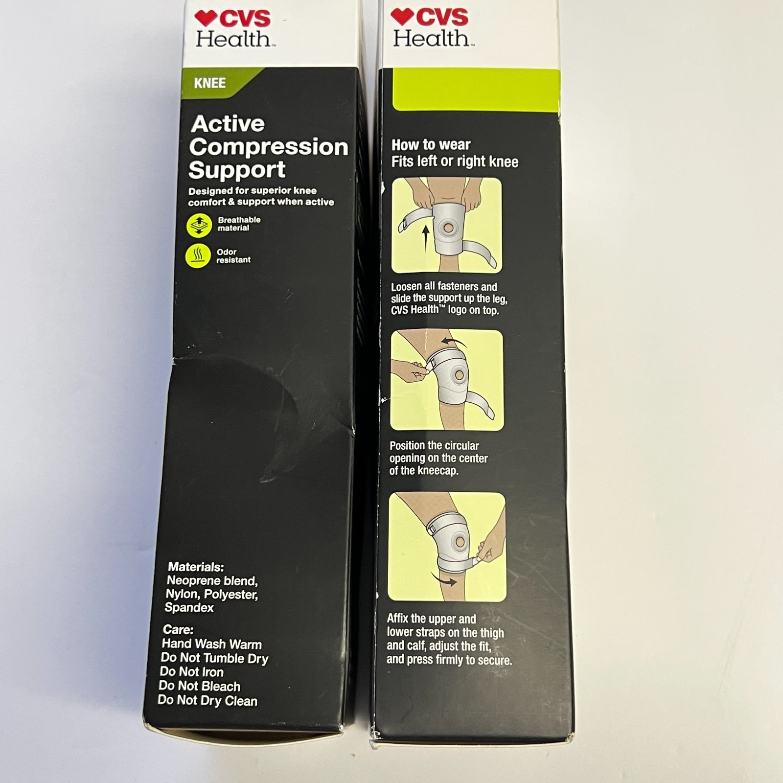 3X CVS Active Compression Knee Support Brace XL NEW