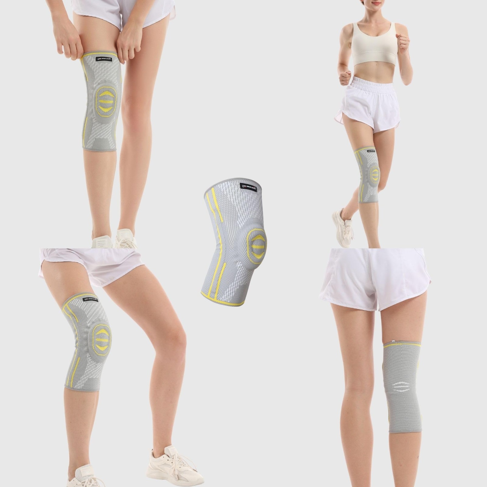 The Innovative Knee Support with Patella Gel Pad & Spring Stabilizers – Non-S…