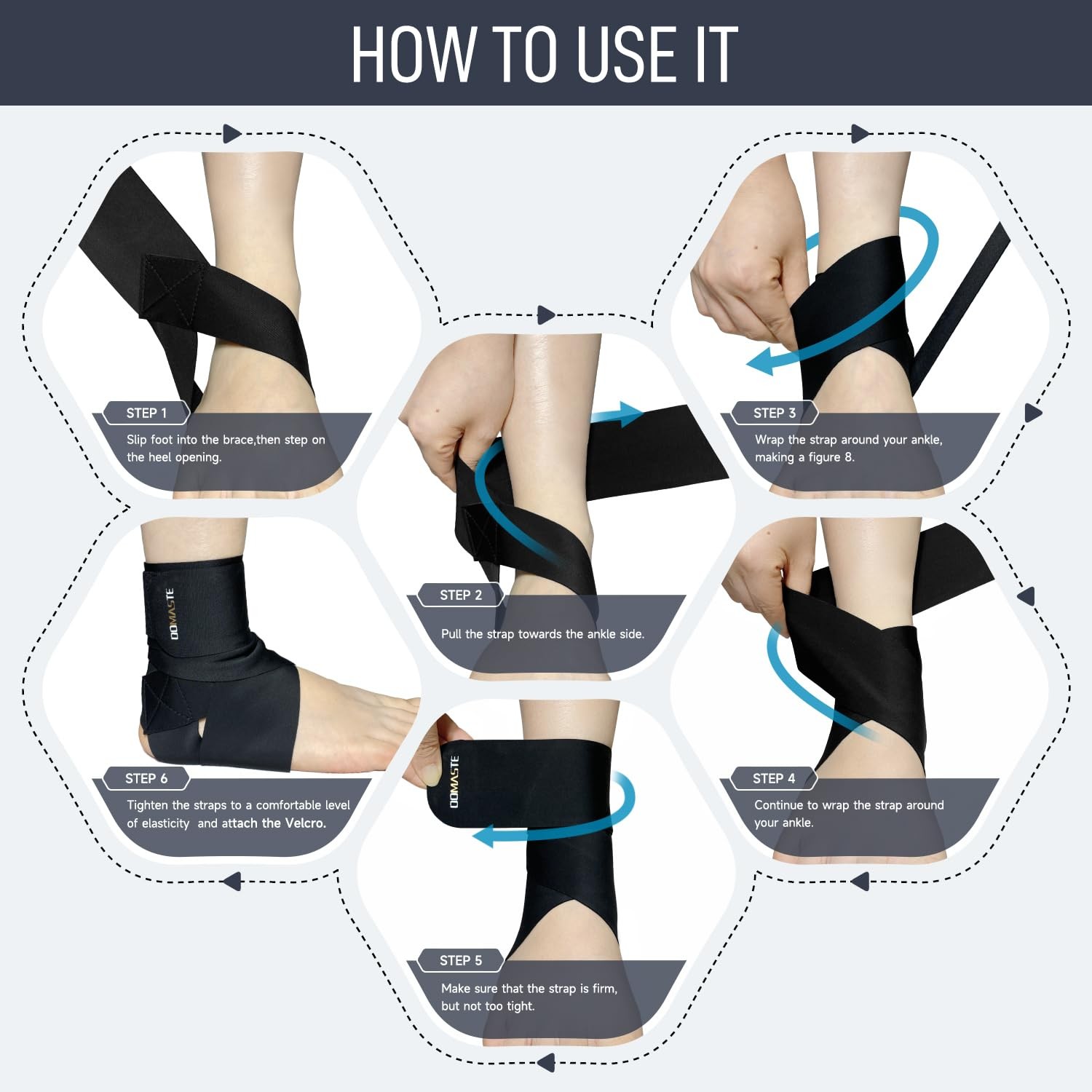 Ultra Thin Ankle Wraps Brace for Men ＆ Women, 2 Pack, Misty Rose