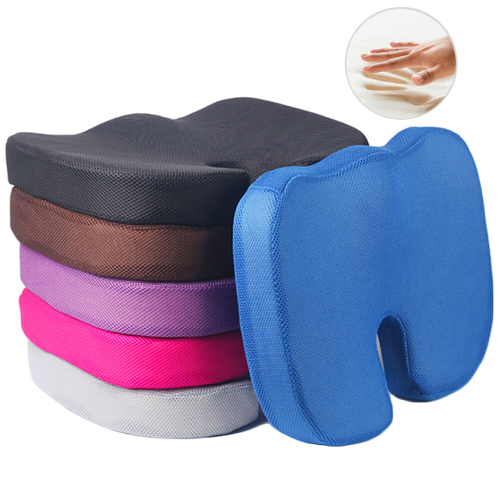 Memory Foam Coccyx Tailbone Seat Cushion Orthopedic Non-Slip Car Chair Pillow