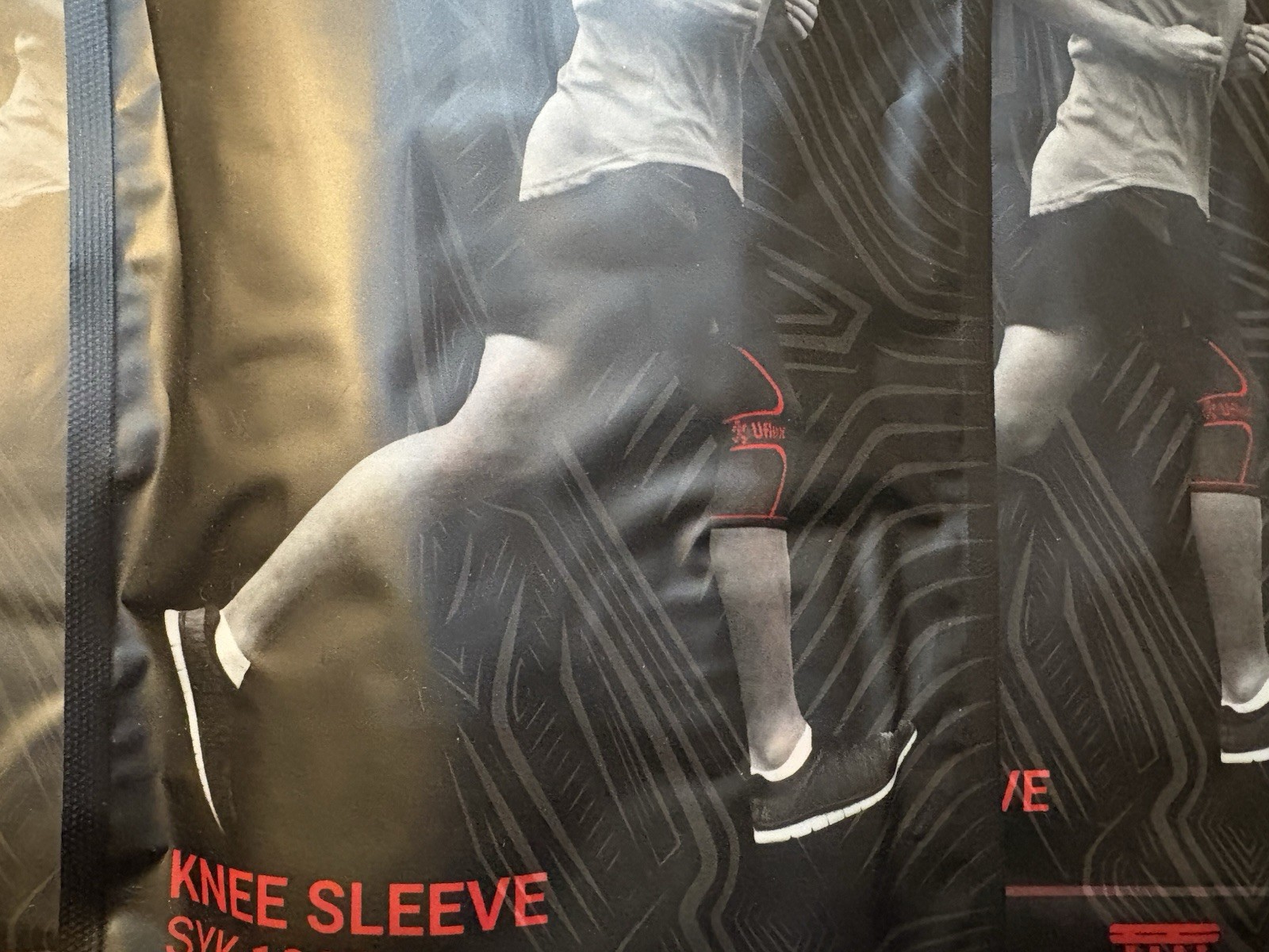 UFLEX Athletics Knee Sleeve SYK-1800 Size Large L Running Jogging NEW SEALED