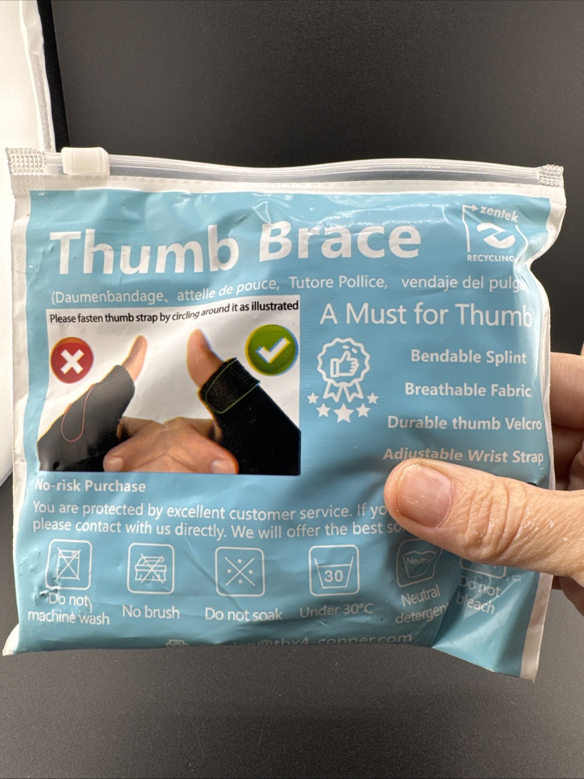 Thumb Brace Left XL