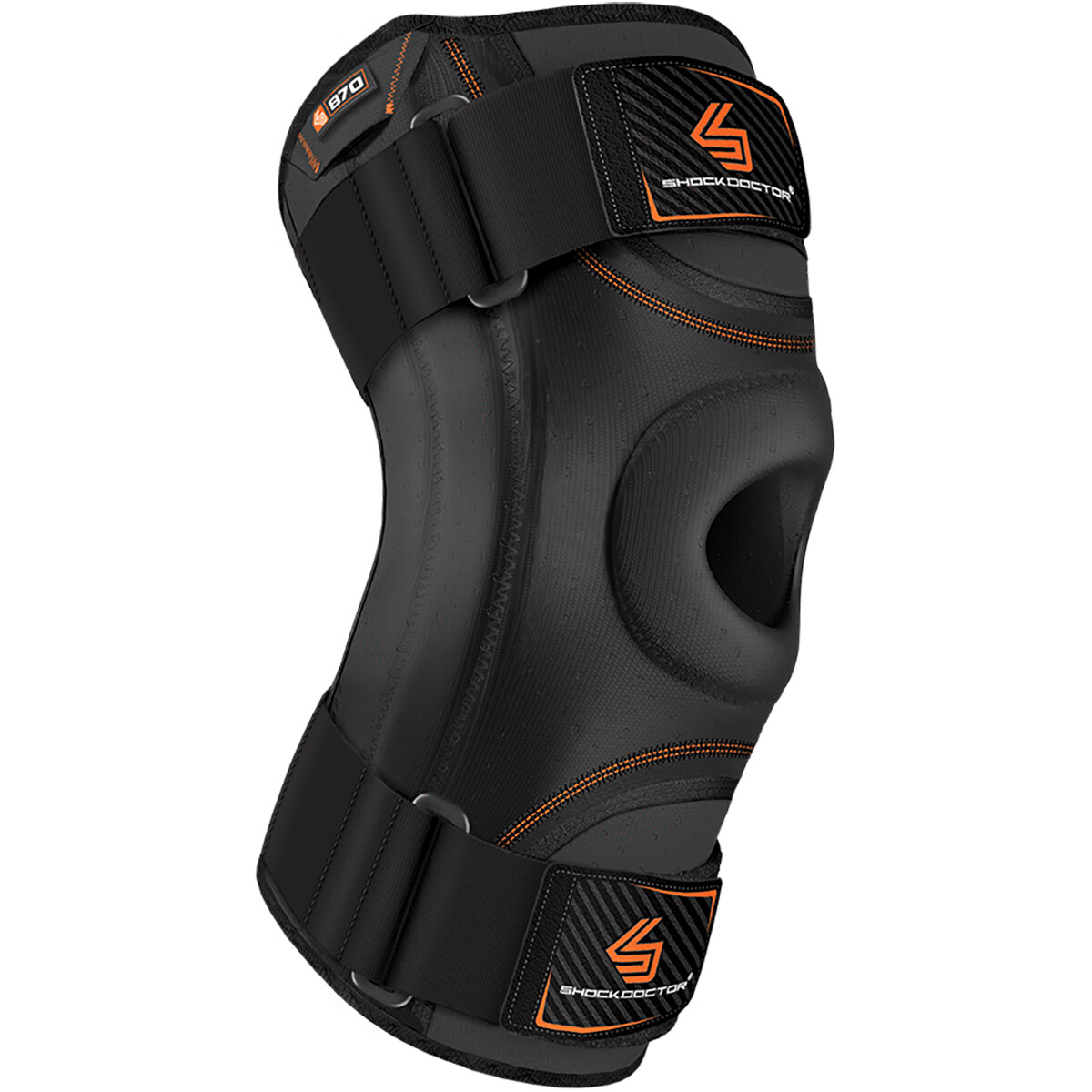 Shock Doctor Knee Stabilizer with Flexible Knee Stays – Black