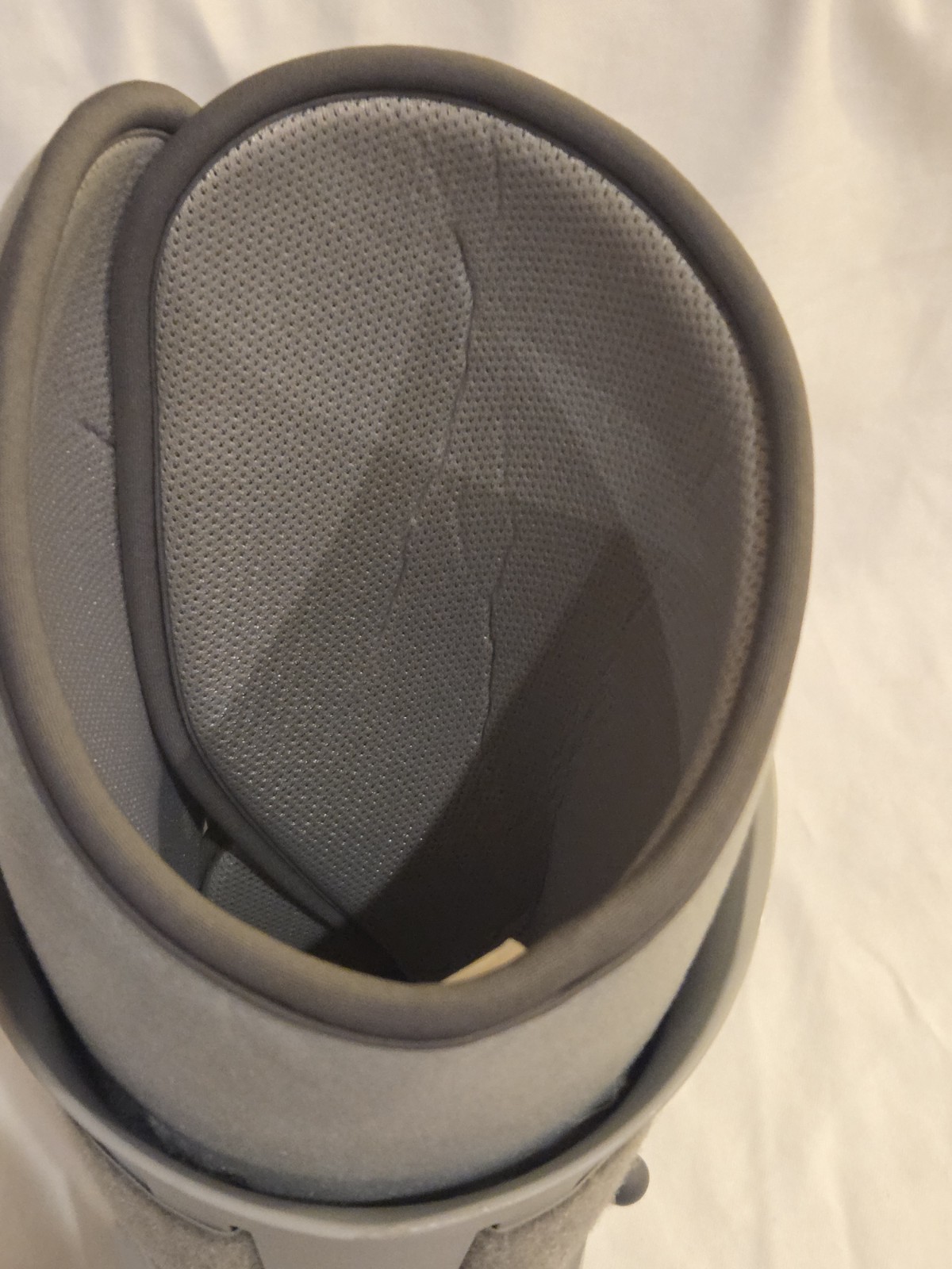 Breg Walking Boot Genesis Full Shell Grey 4 Straps Size Large
