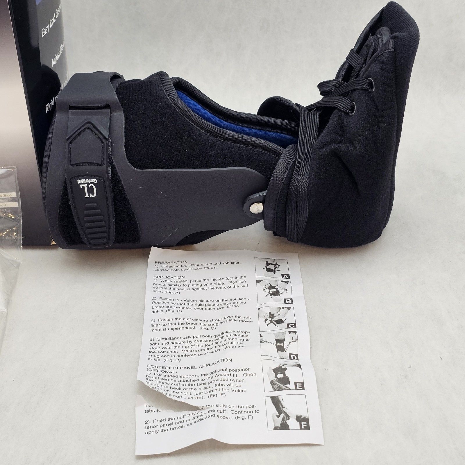 Comfortland Accord III Ankle Brace Medium Left CL-301-3-L Sz M 8.5-12 W 9.5-13