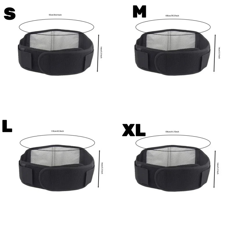 Adjustable Lumbar Support Lower Waist Back Belt Brace Pain Relief For Men Women