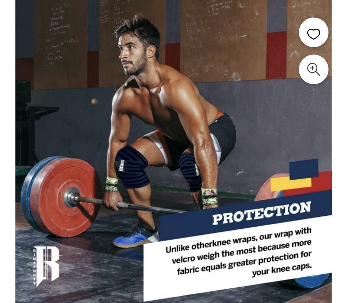 Knee wrap S pair 80….. or squats new