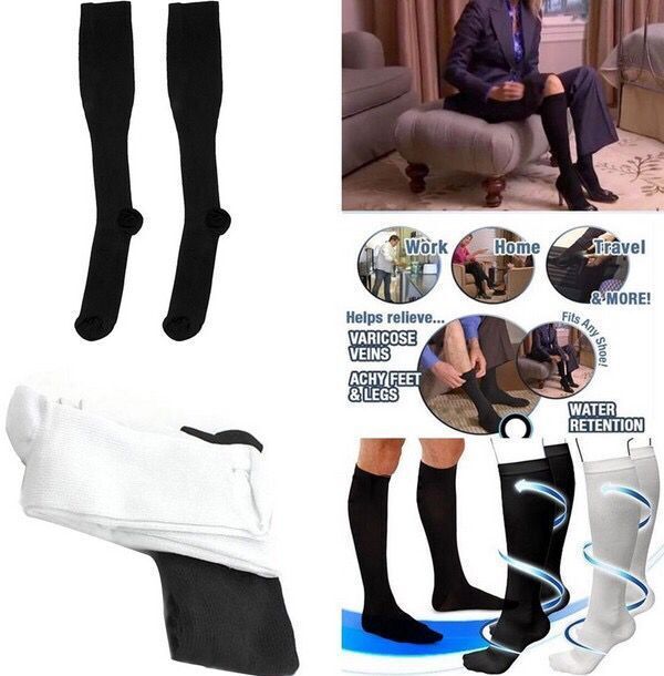 3 Pairs Compression Socks Leg Support Stockings Leg Support Orthopedic Hose Good