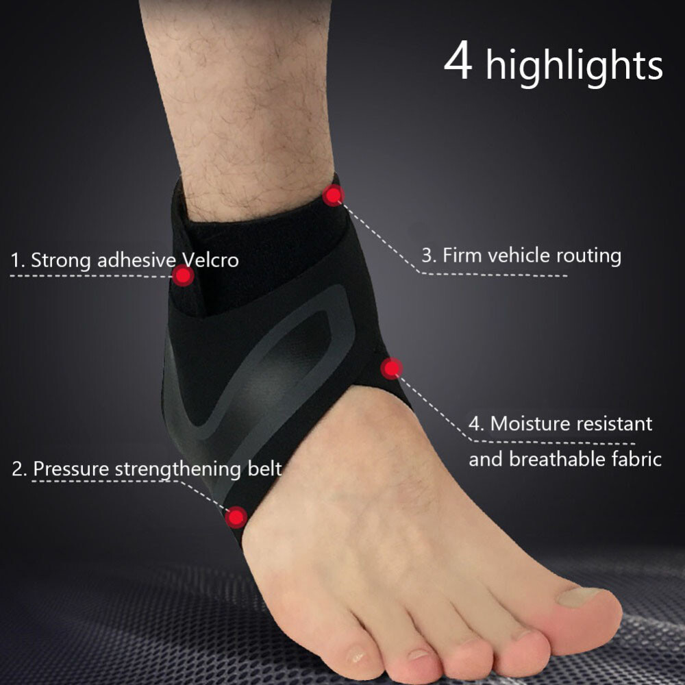 Ankle Brace Support Compression Sleeve Plantar Fasciitis Pain Relief Feet Wrap