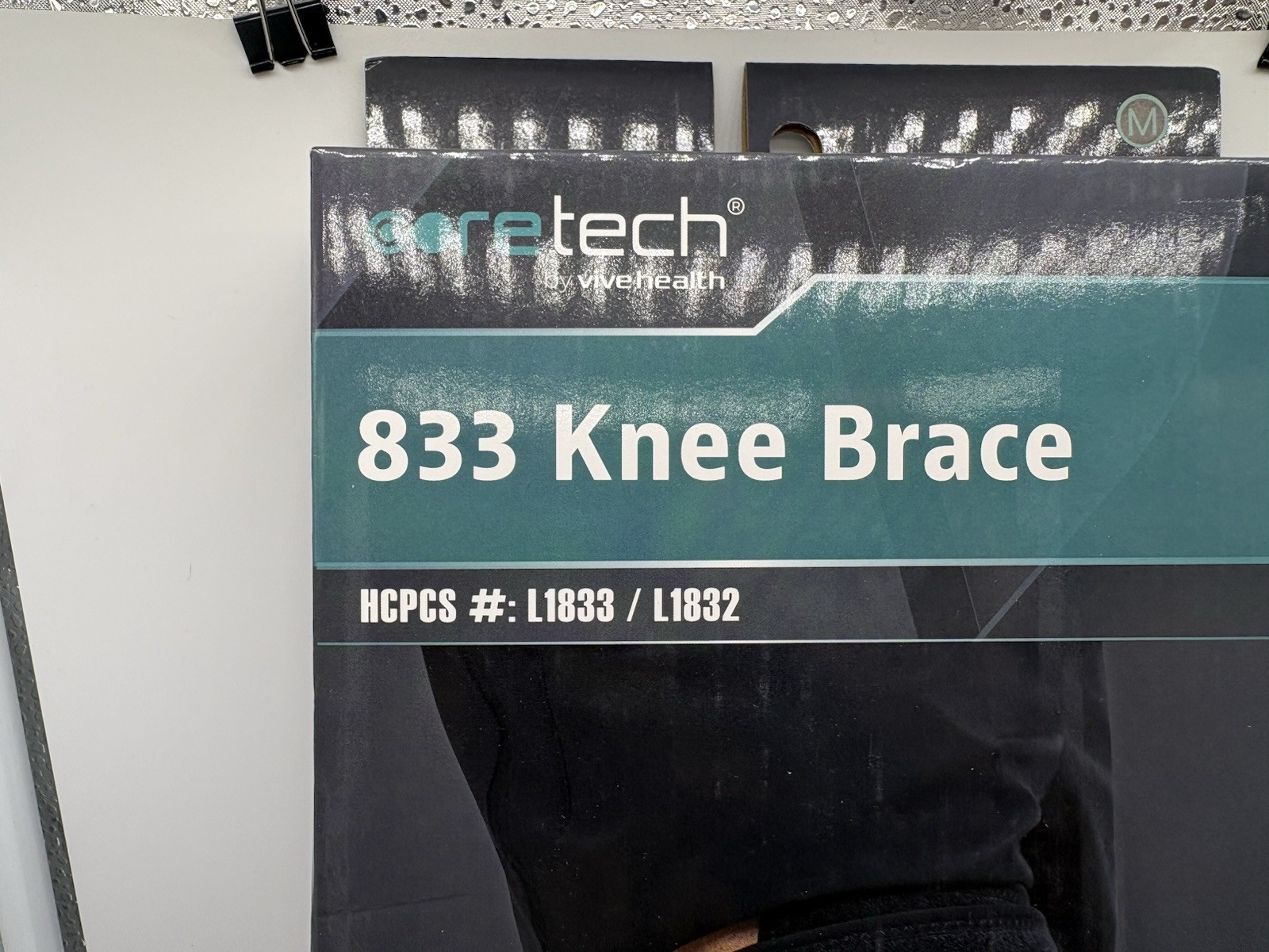 Coretech 833 Knee Brace Medium – Adjustable Hinged Support Wrap Black Medium OTC