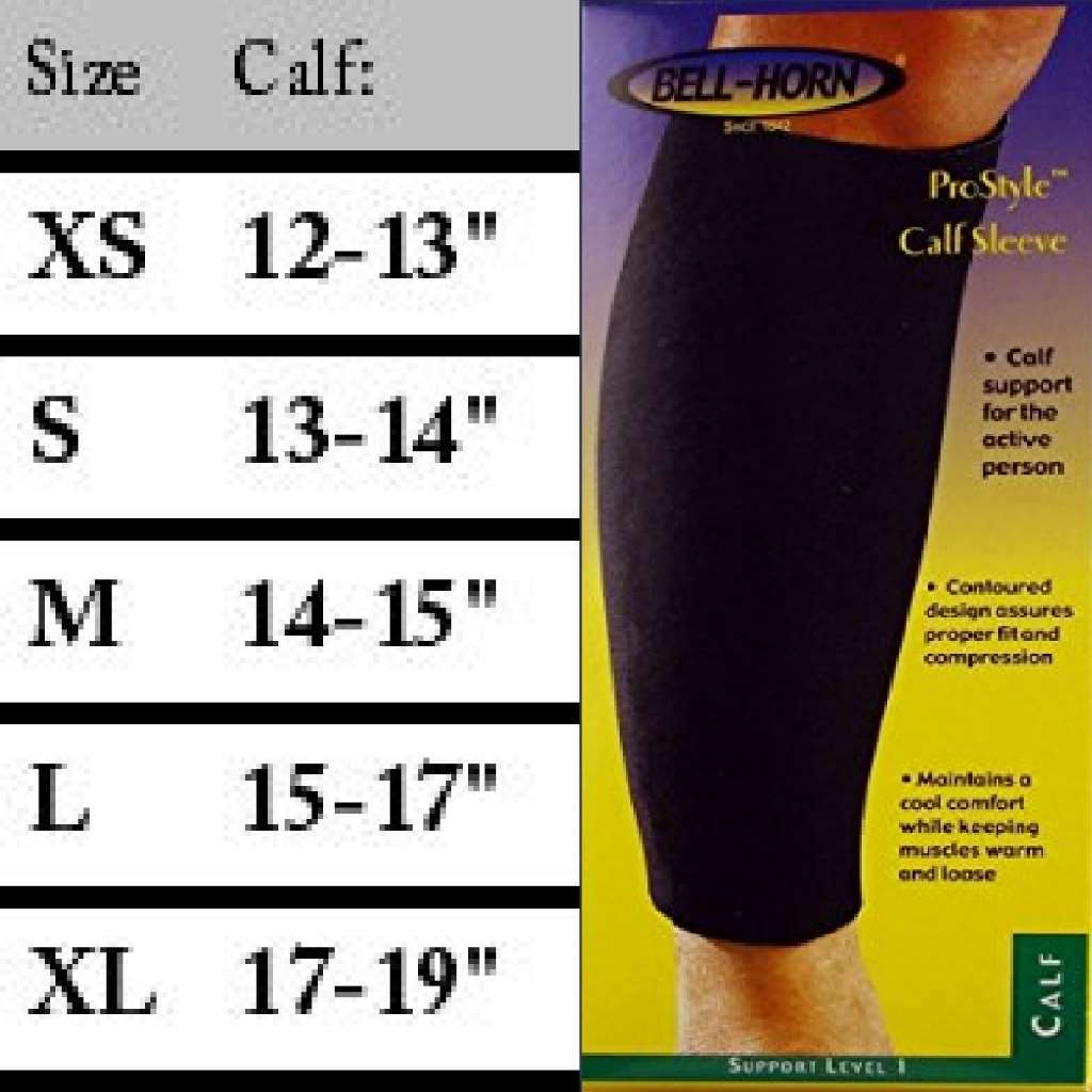Bell-HornProStyle Calf Sleeve Black X-Large
