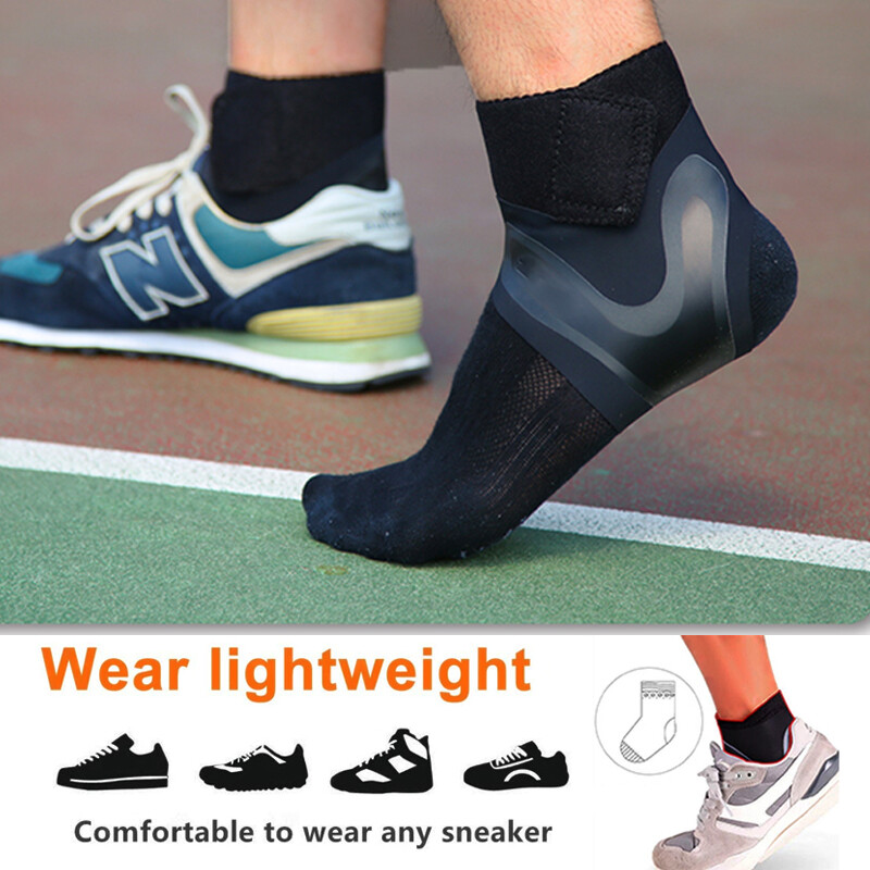 Ankle Brace Support Compression Sleeve Pain Relief Plantar Fasciitis Foot Wrap