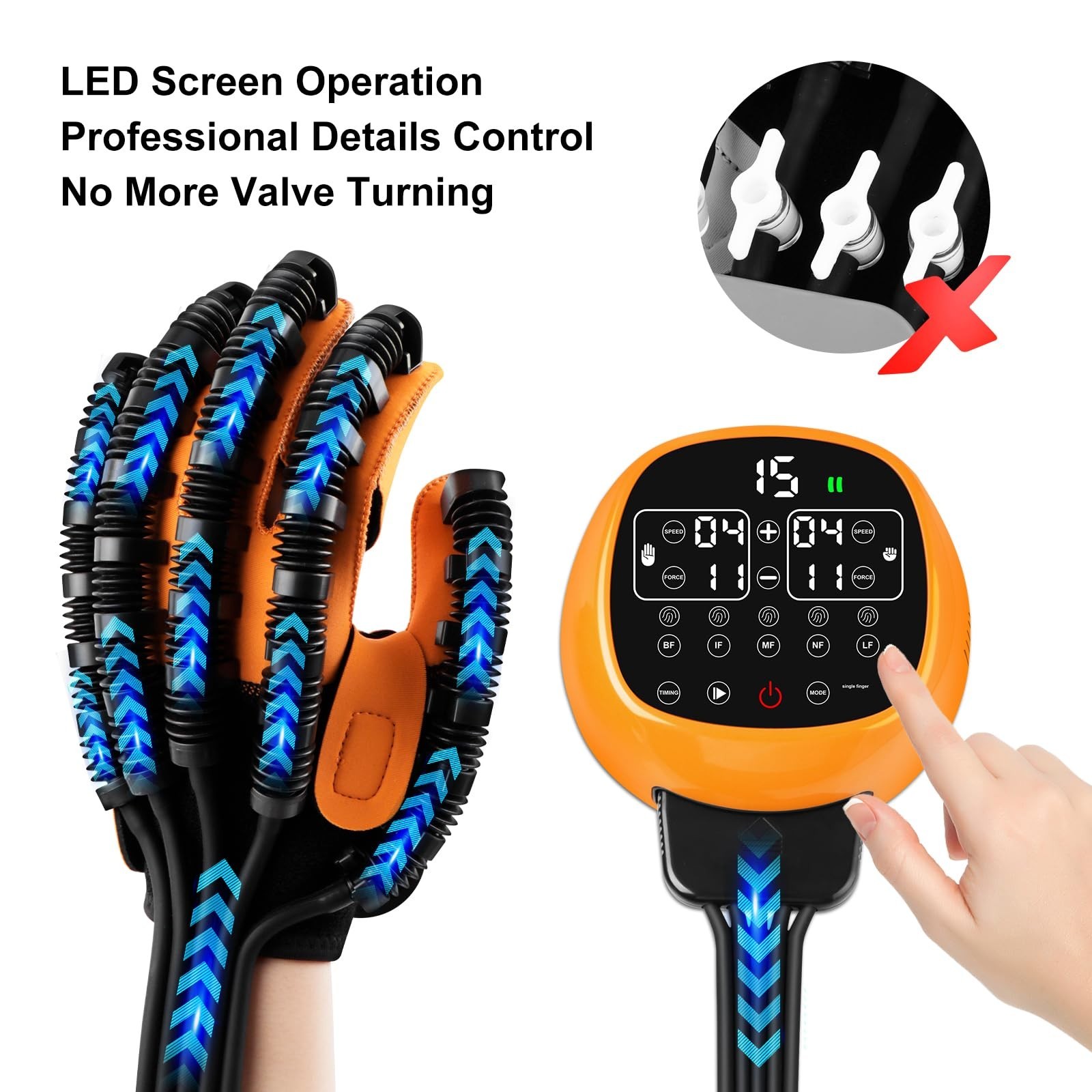 Rehabilitation Robotic Hand Gloves for Stroke Recovery & Arthritis Relief – Righ