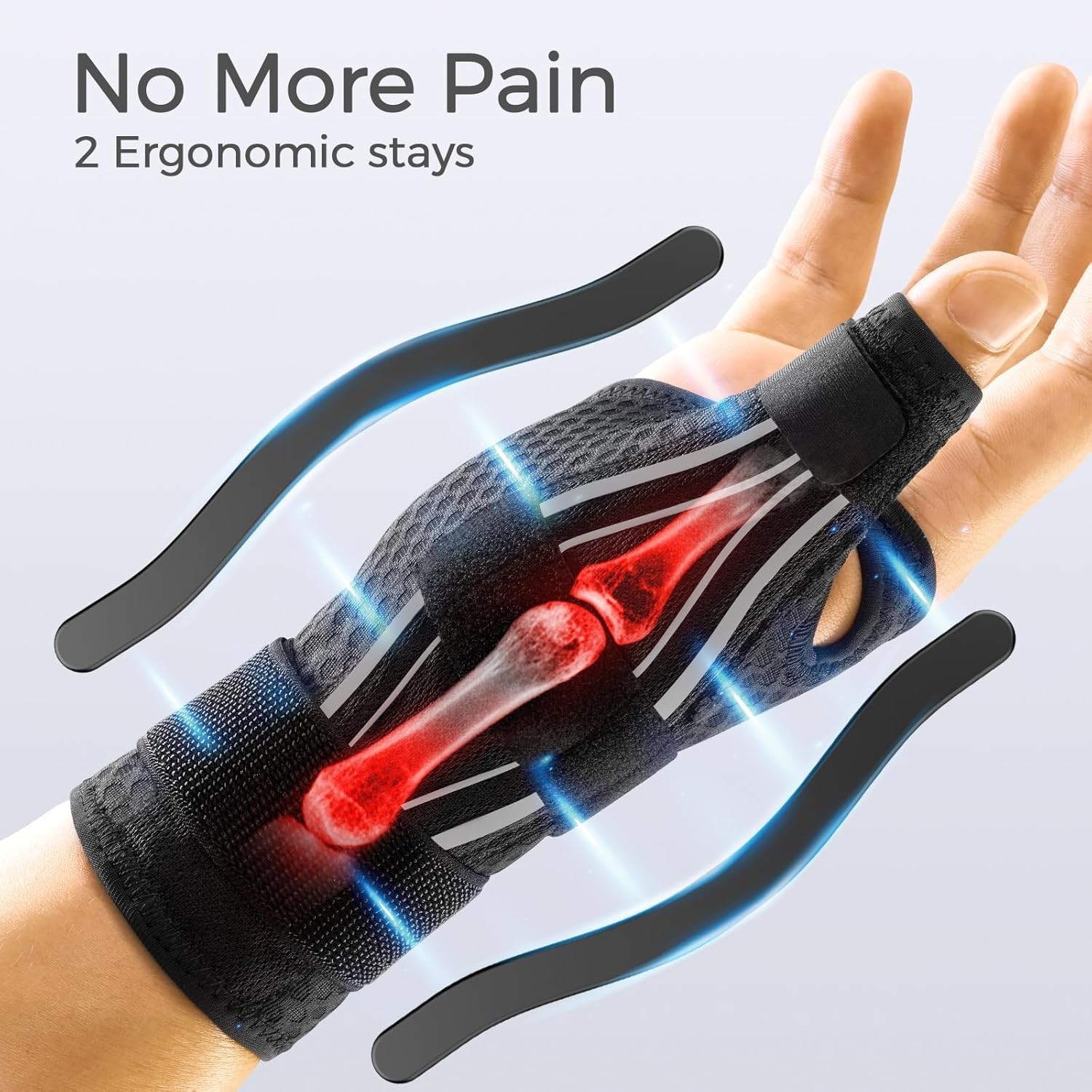 Thumb Brace Support Splint Spica Right Left Hand Arthritis Tendonitis S/M