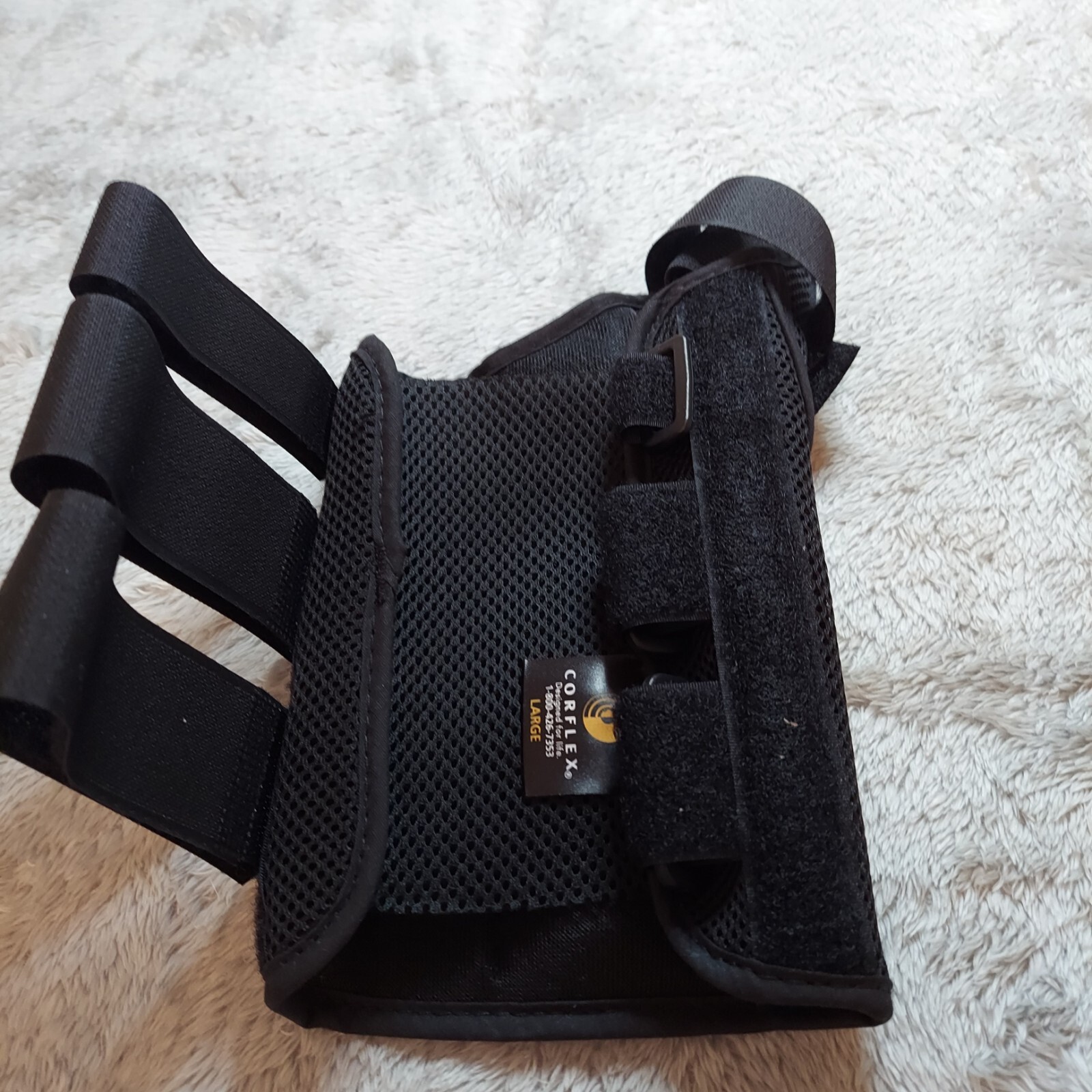 Corflex 8in Ultra Fit Cool Wrist Splint W/ABD Thumb Large Left