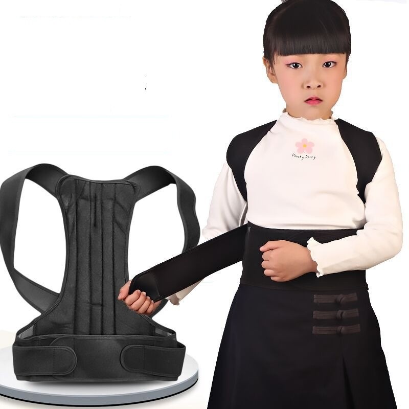 Student Child Orthopedic Belt Sit Posture Harness Invisible Hunchback Support XL