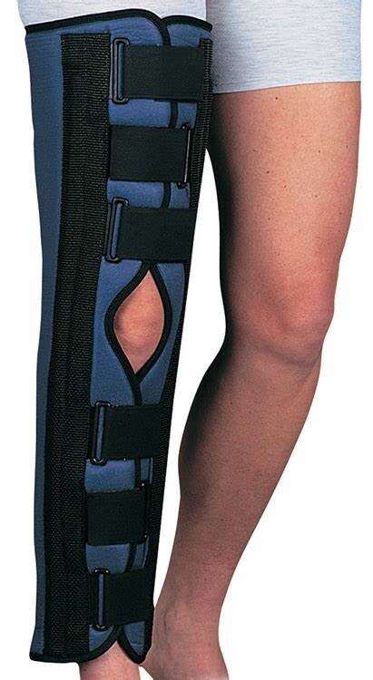 Djo Global Super Knee Splint Leg Immobilizer Small 14-16 inches circumference