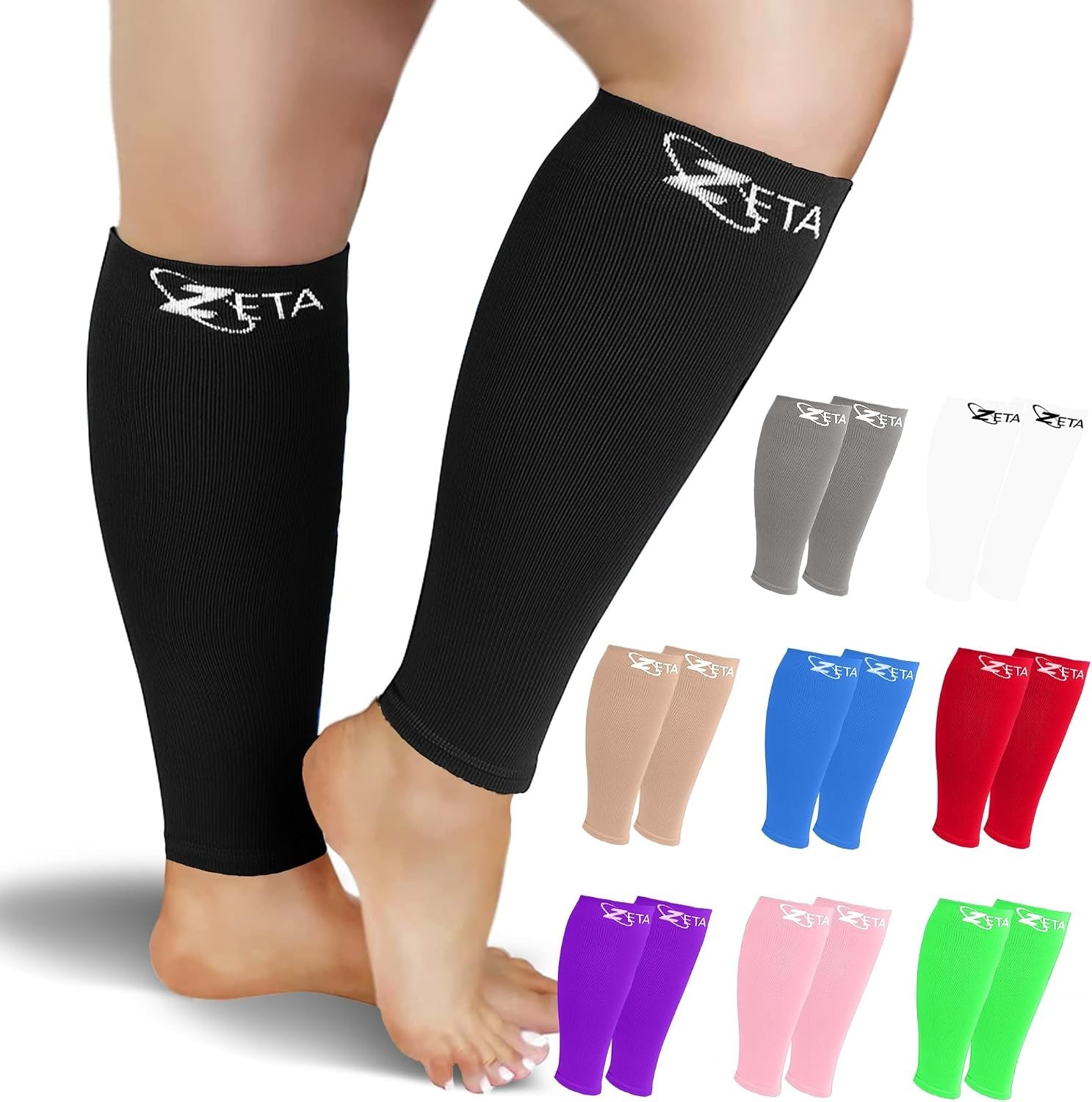 OEKO-TEX Certified Plus Size Compression Sleeves 2XL-6XL – Stylish & Effective