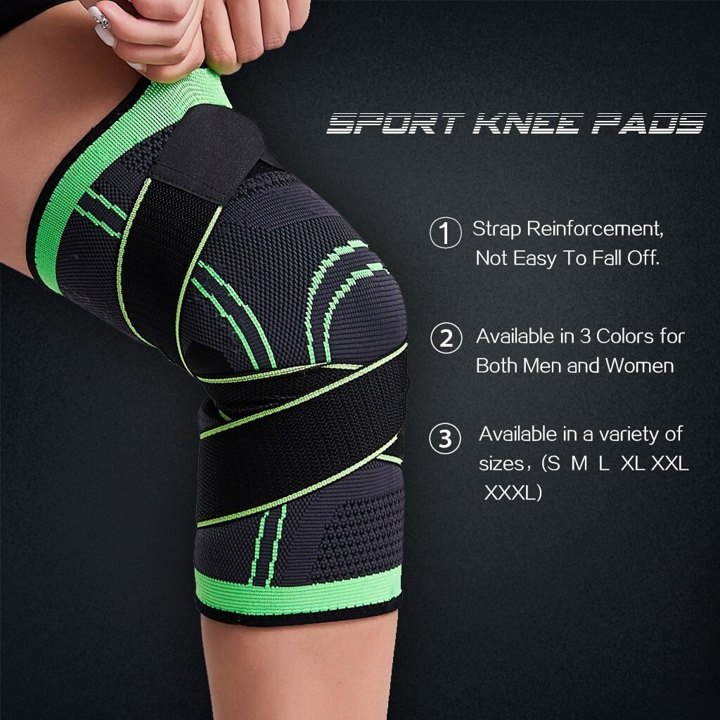 Knee Pad Elastic Bandage Support Protector for Fitness Sport Running Arthritis