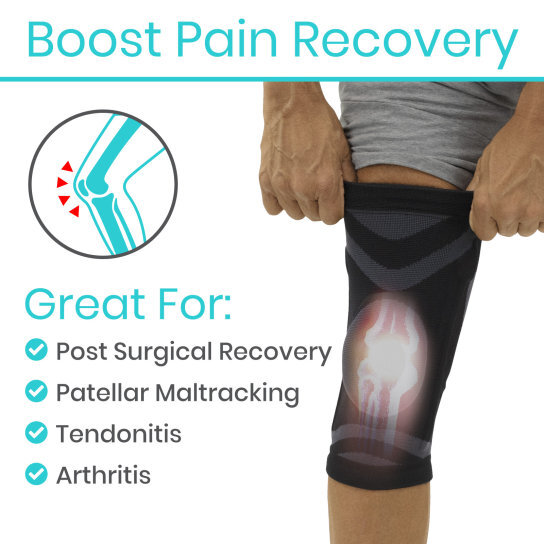 Hospital Grade Stabilizing Knee Sleeve, Promote Knee Recovery Stays