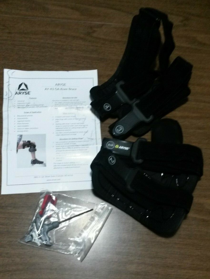 Aryse Left OA Knee Brace Complete New in Bag