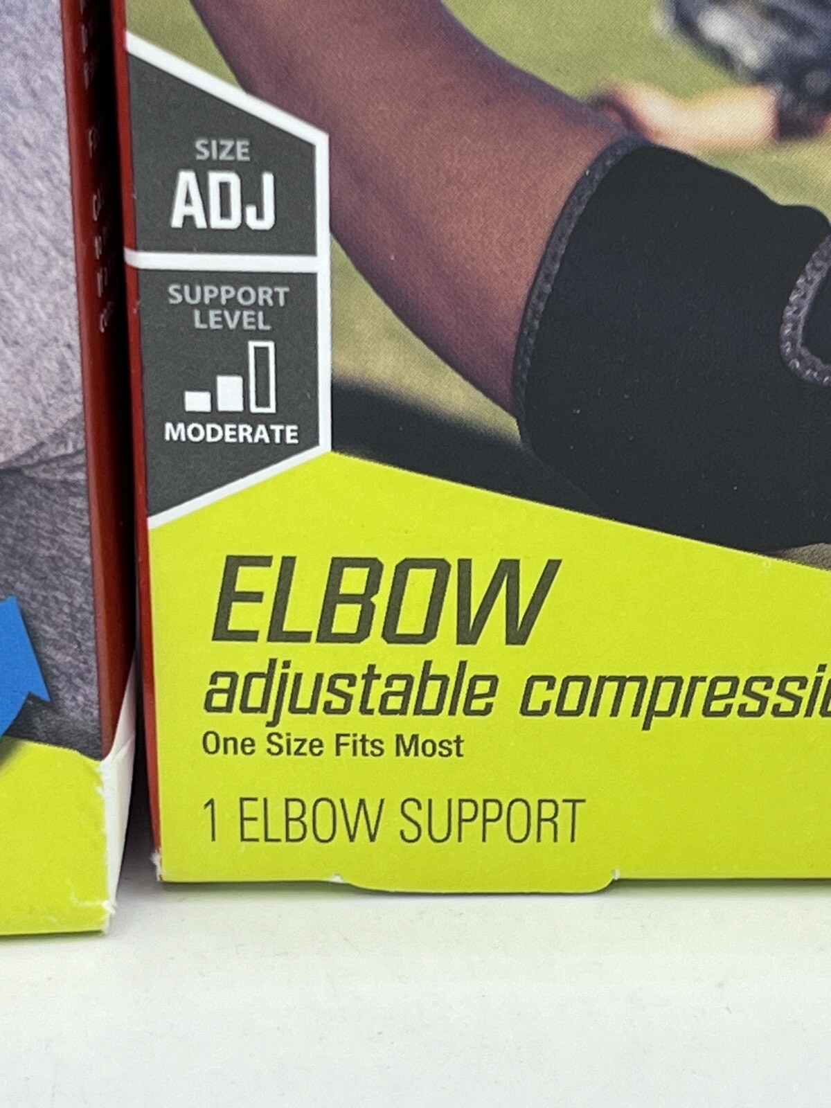 3M Ace 207249 Elbow Support, Adjustable Compression, Moderate Support Lot Of 2