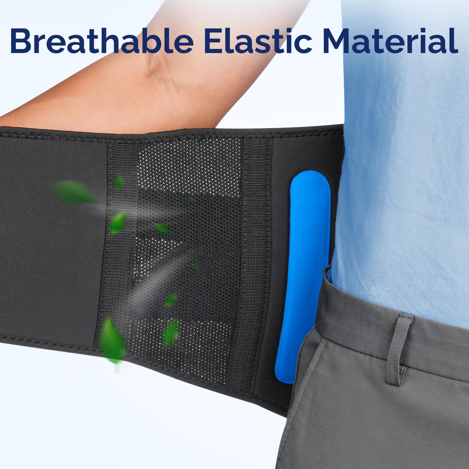 FEATOL Lower Back Brace with 5 Reinforced Stays for Women and Men, Adjustable…
