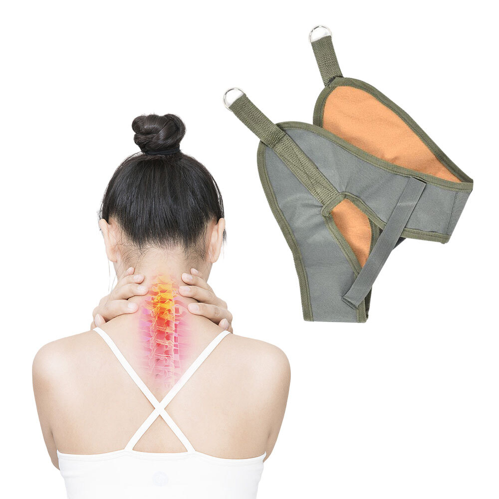 Hanging Neck Traction Kit Cushion Belt Brace Adjustable Correction Stretcher