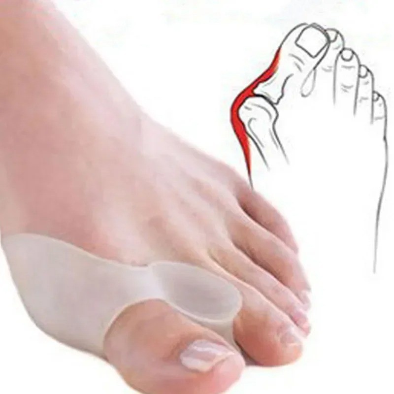 Silicone Gel Toe Separator & Bunion Corrector – Little Toe Protector Thumb Valgu