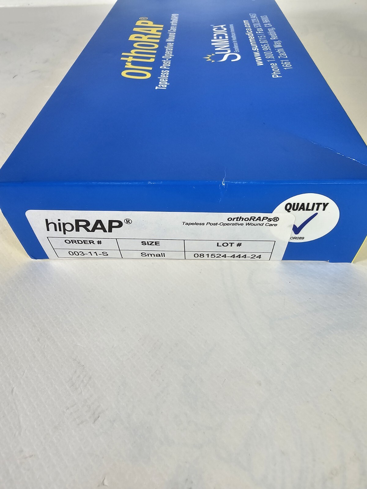 orthoRAPTapeless Post-Operative Wound Care Hip RAP- Spica Wrap Size Small